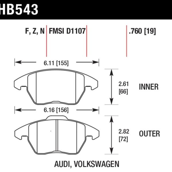 Hawk Performance HB543Z.760
