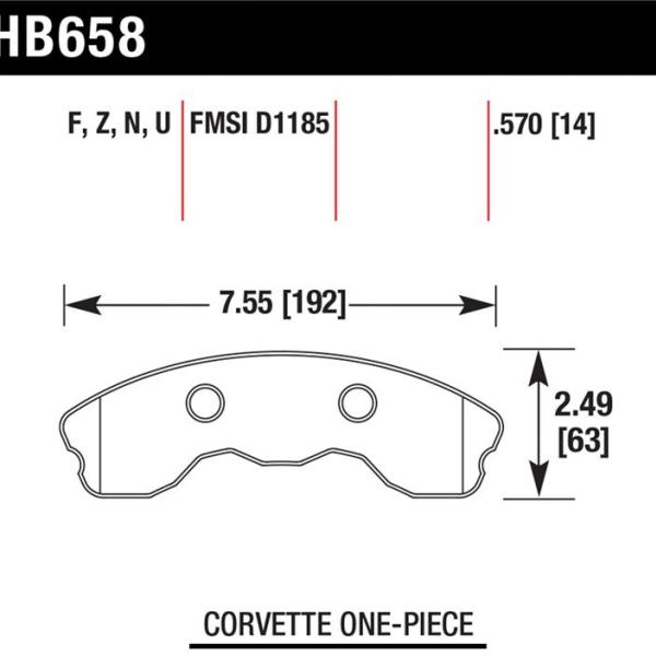Hawk Performance HB658B.570
