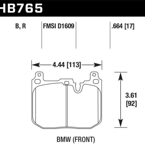 Hawk Performance HB765N.664