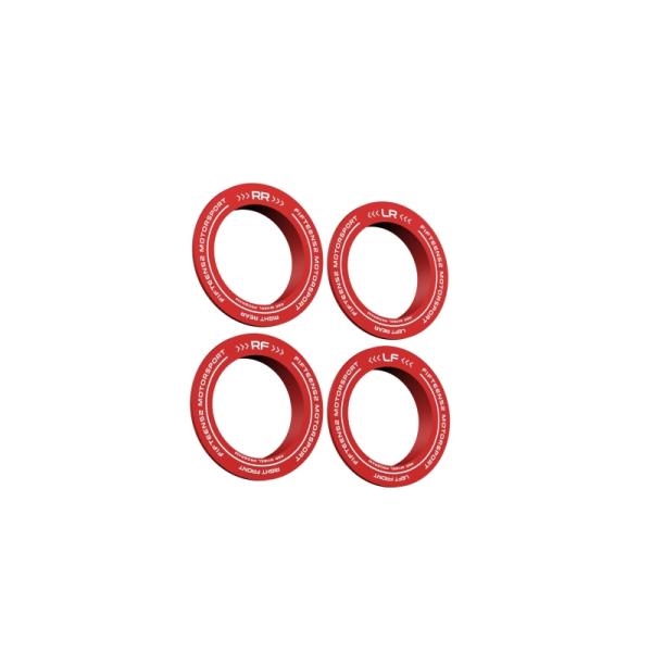 FFT Center Rings fifteen52 52-RSRRING-RED-CD-SET
