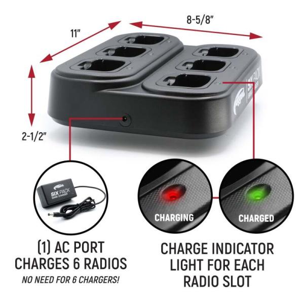 Rugged Radios 6PACK-RDH16