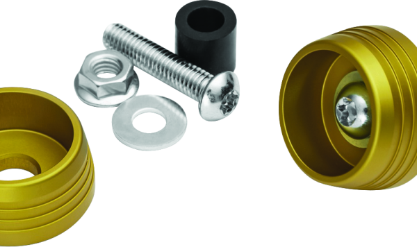 KUR Axle Nut Caps C Kuryakyn 3801