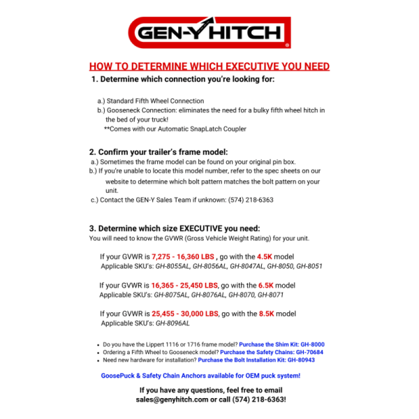 GEN-Y Hitch GH-8076AL