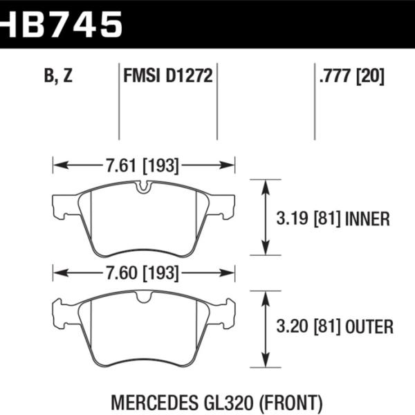 Hawk Performance HB745Z.777