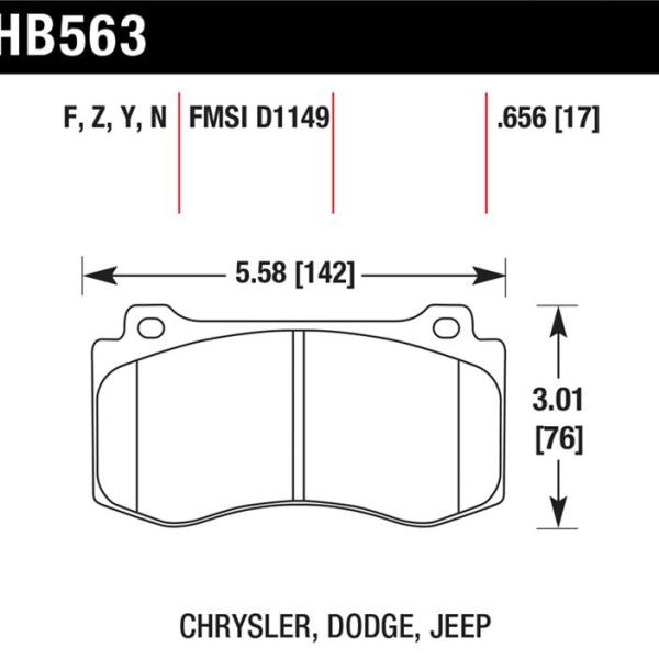 Hawk Performance HB563Z.656