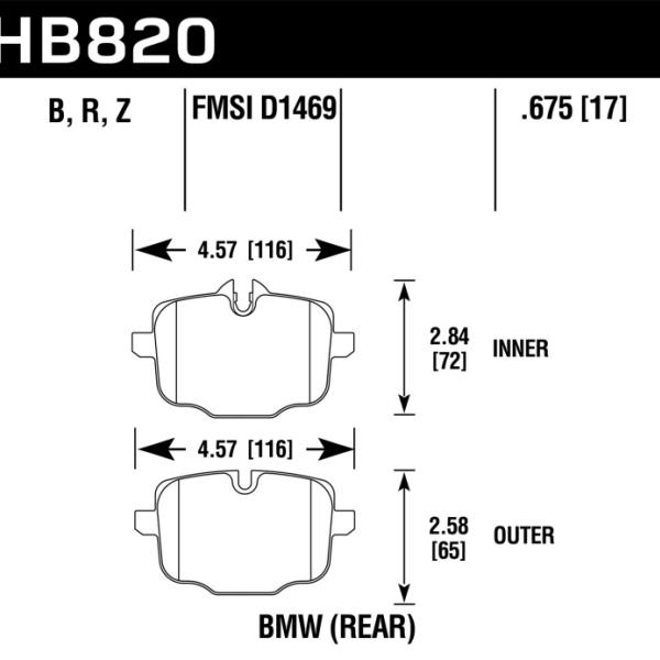 Hawk Performance HB820Z.675