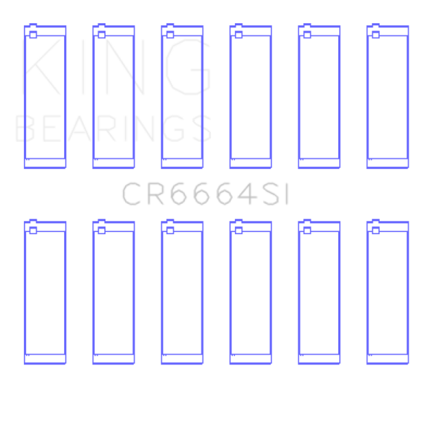 KING Rod Bearings King Engine Bearings CR6664SI030