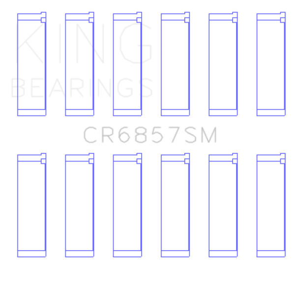 KING Rod Bearings King Engine Bearings CR6857SM0.5