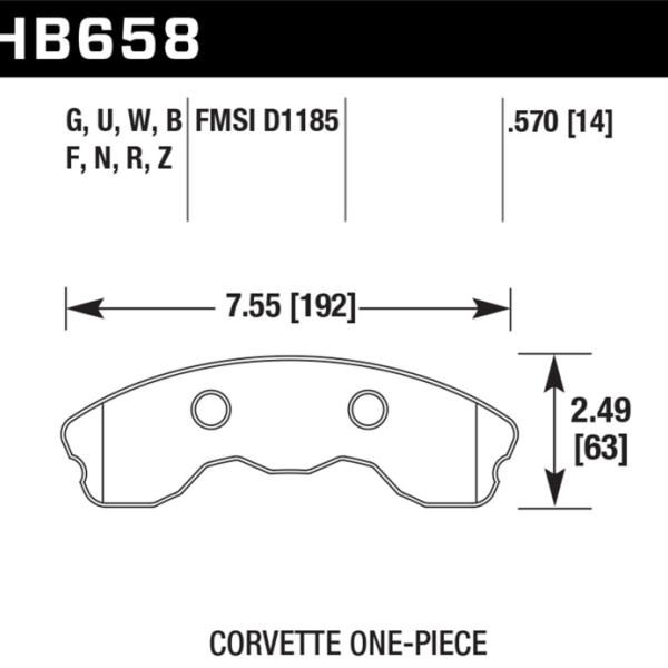 Hawk Performance HB658U.570