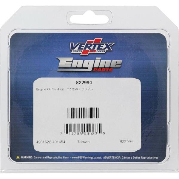VEP Engine Oil Seal Kit Vertex Pistons 822994