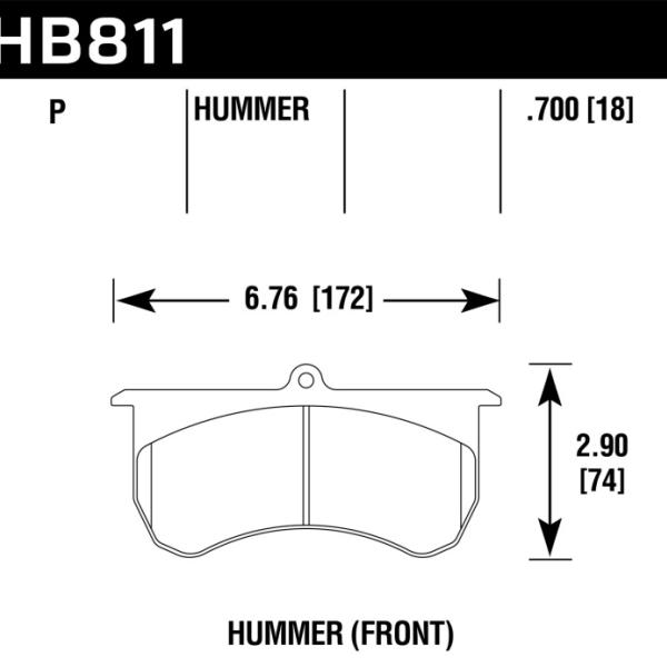 Hawk Performance HB811P.700