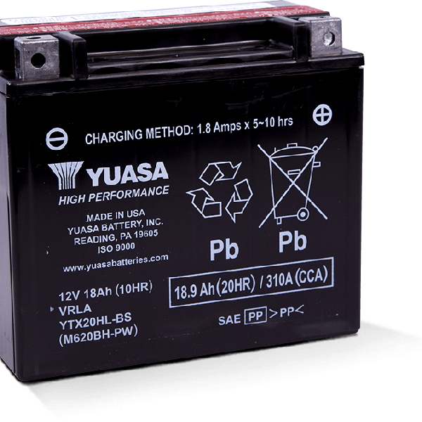 Yuasa Battery YUAM620BH-PW