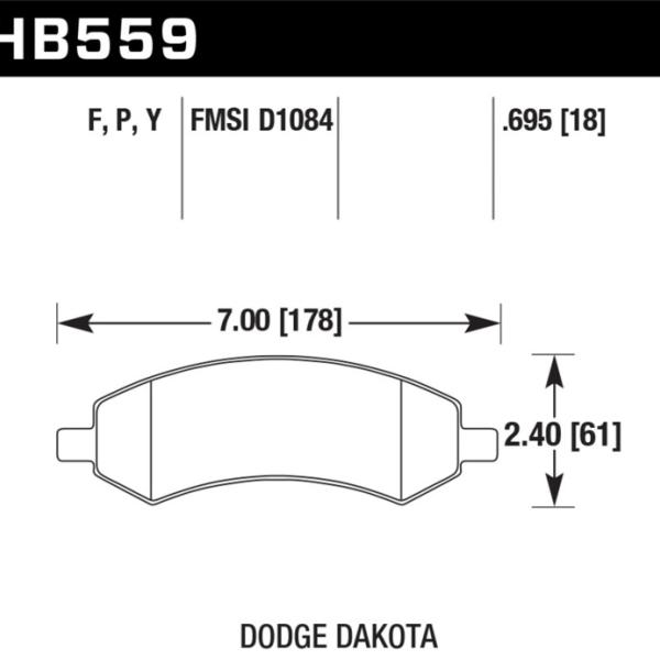 Hawk Performance HB559P.695