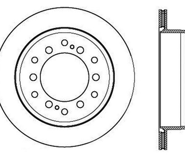 ST Slot & Drill Brake Rotors Stoptech 127.44175L