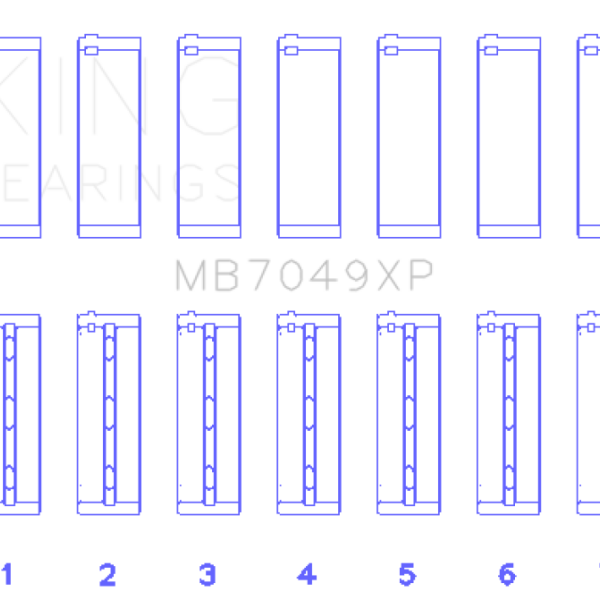 King Engine Bearings MB7049XP.026