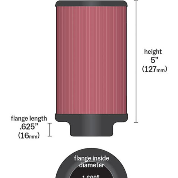 KN Universal Air Filter K&N Engineering RU-0210