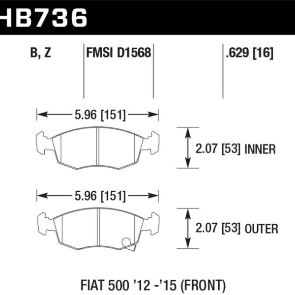 Hawk Performance HB736B.629