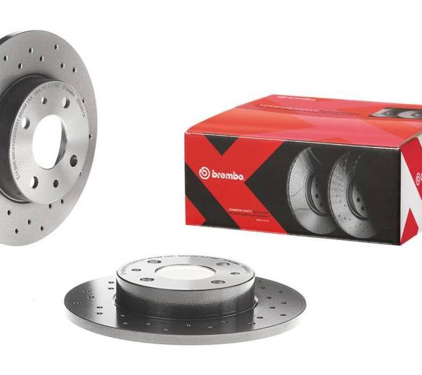 BRE Drilled UV Coated Rotors Brembo OE 09.9172.1X