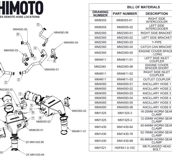Mishimoto MMINT-Q50-16