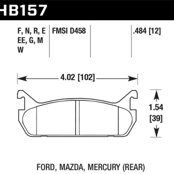 Hawk Performance HB157E.484