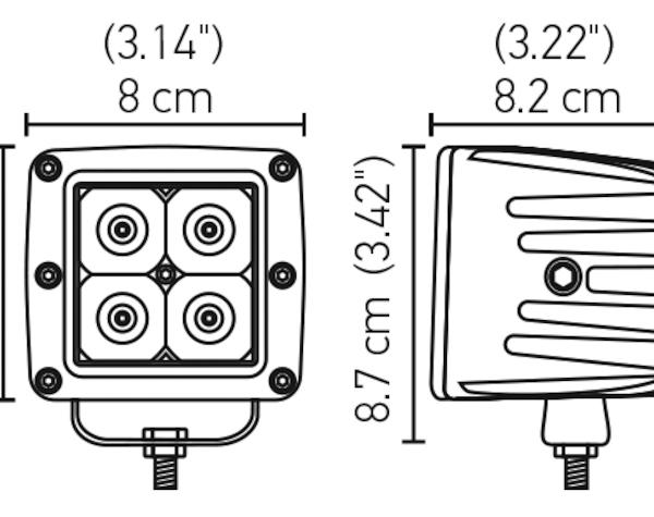 HELLA Optilux LED Cube Hella 357204031
