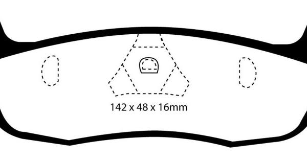 EBC Yellowstuff Brake Pad Sets EBC DP41601R