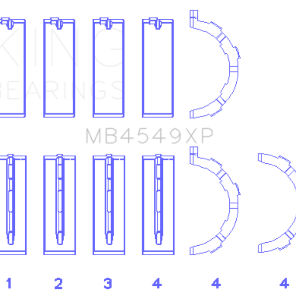 King Engine Bearings MB4549XP