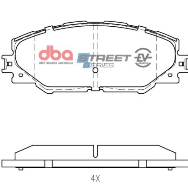 DBA Street Series Brake Pads DBA DB1801SSEV