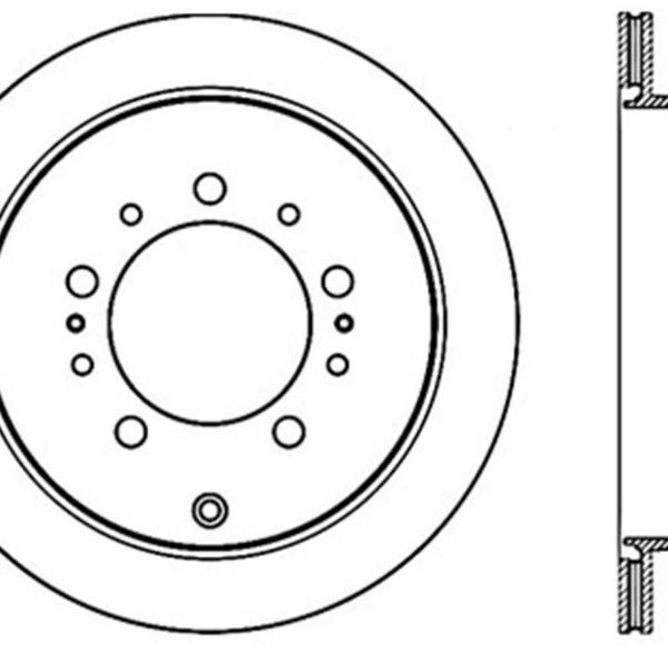 ST Premium Carbon Brake Rotors Stoptech 120.44157CRY