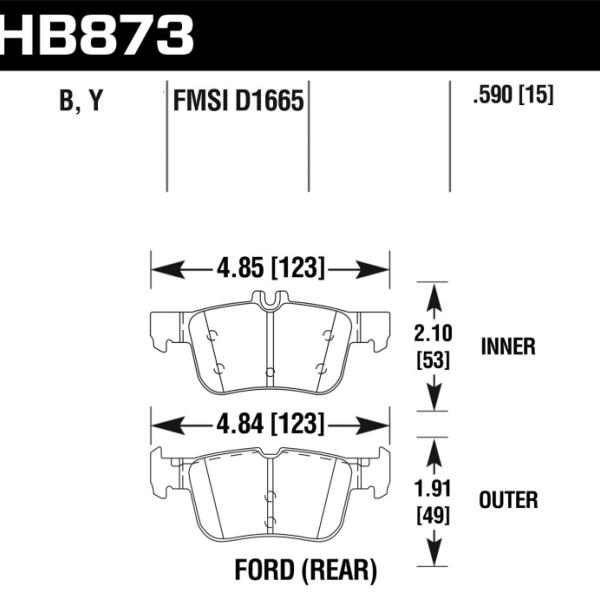 Hawk Performance HB873Y.590