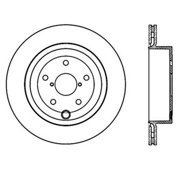 ST Slotted Sport Brake Rotors Stoptech 126.47030SL