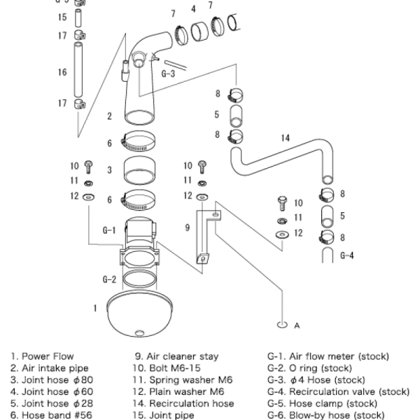 HKS Racing Suction HKS 70020-AN104