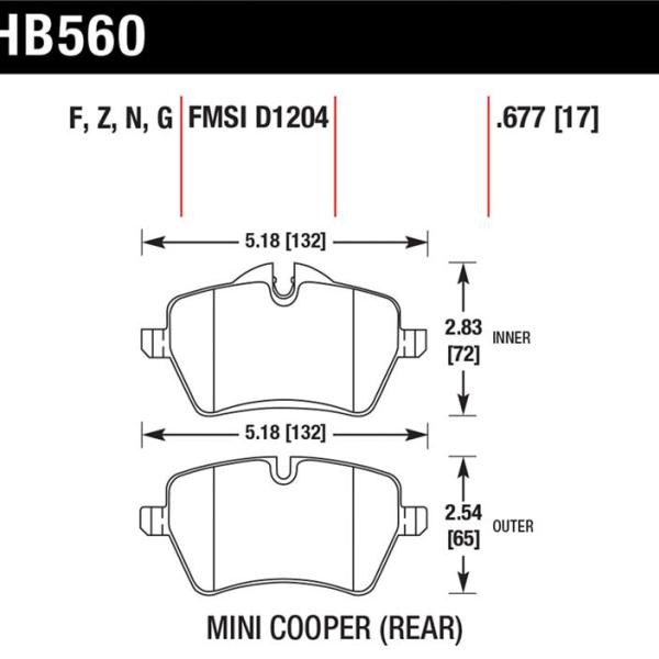 Hawk Performance HB560F.677