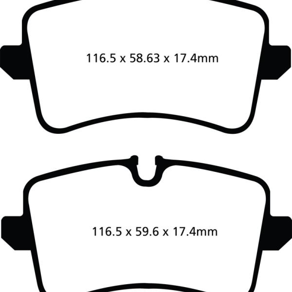 EBC Yellowstuff Brake Pad Sets EBC DP42082R