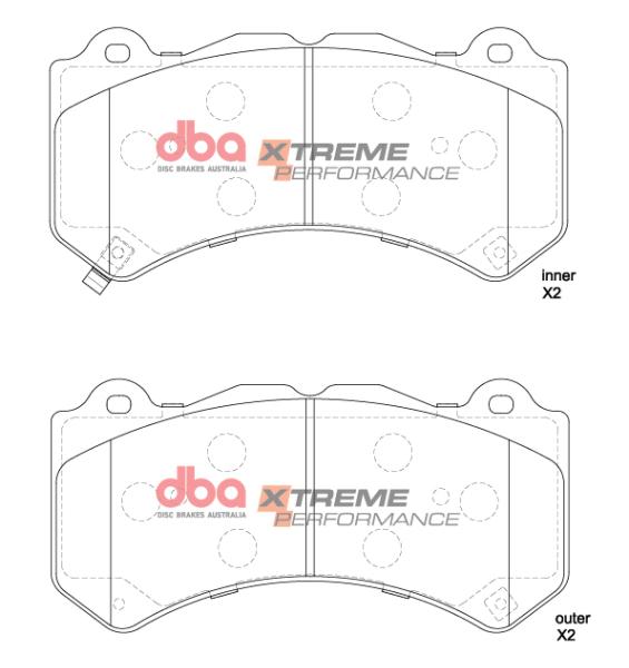 DBA XP Performance Brake Pads DBA DB15039XP
