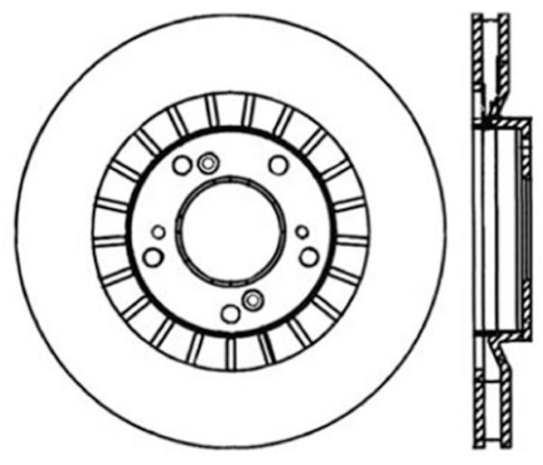 ST Slot & Drill Brake Rotors Stoptech 127.40048R