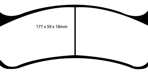 EBC Yellowstuff Brake Pad Sets EBC DP41304R