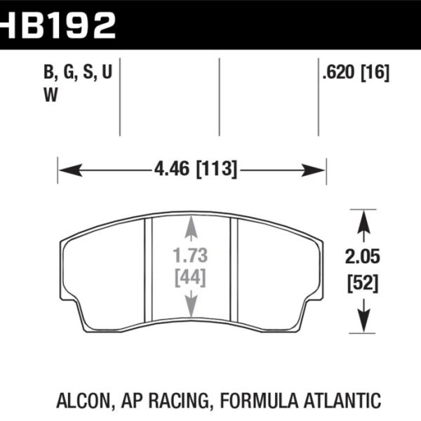 Hawk Performance HB192G.620