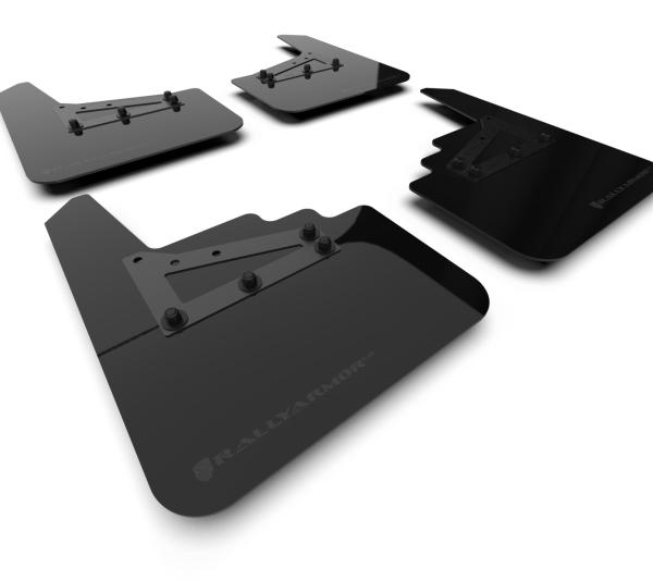 RAL UR Blk Flap/Met. Blk Logo Rally Armor MF115-UR-BLK-MBK
