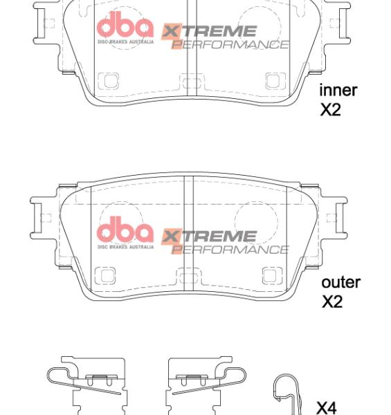 DBA XP Performance Brake Pads DBA DB15223XP