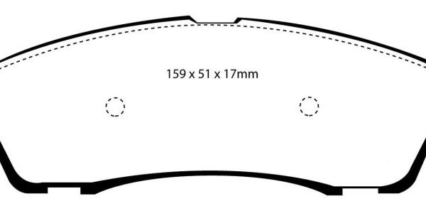 EBC Yellowstuff Brake Pad Sets EBC DP41603R