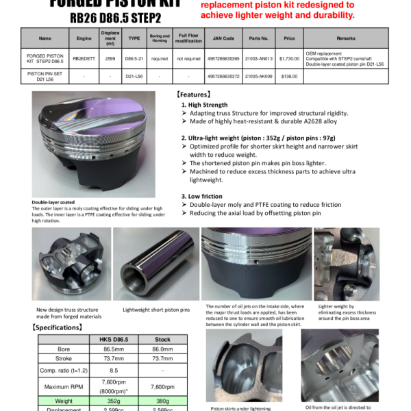 HKS 21005-AK009