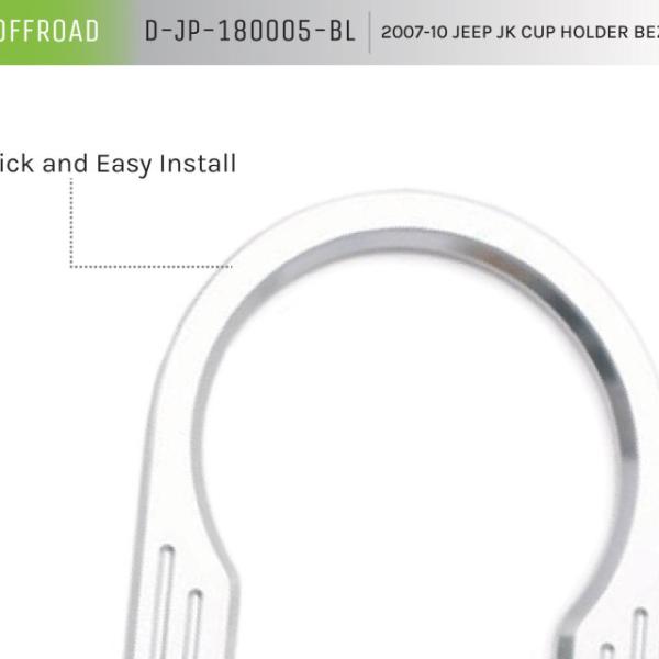 DVE Interior Trim Bezels DV8 Offroad D-JP-180005-BL
