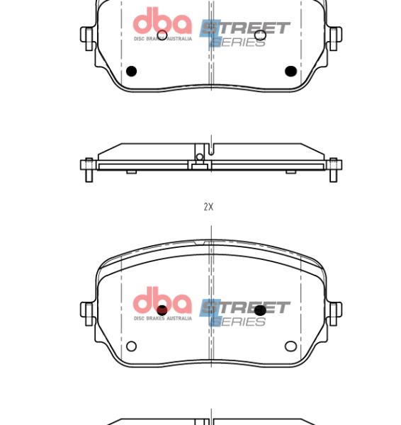 DBA Street Series Brake Pads DBA DB15264SS