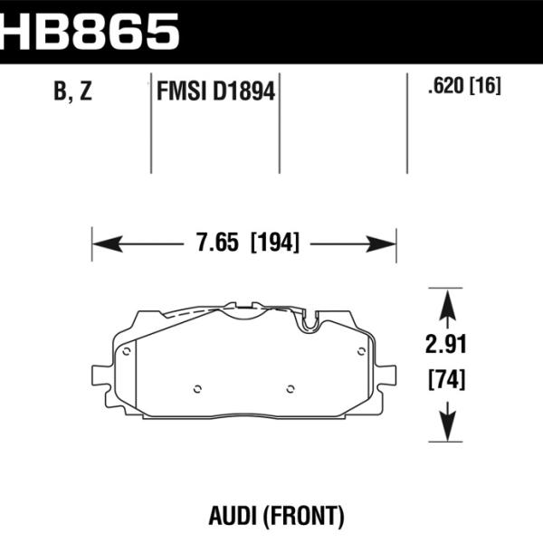 Hawk Performance HB865Z.620