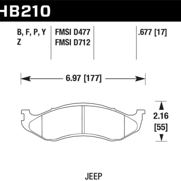 Hawk Performance HB210Z.677