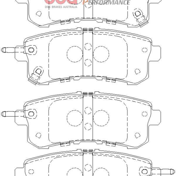 DBA XP Performance Brake Pads DBA DB2244XP