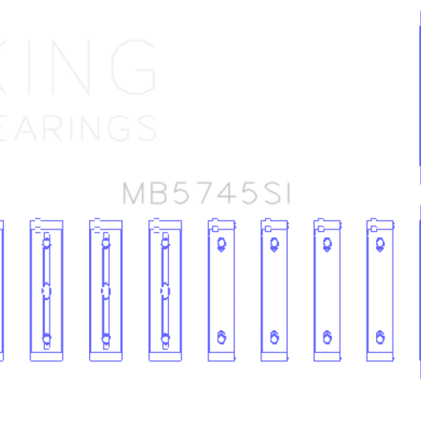 KING Main Bearings King Engine Bearings MB5745SI