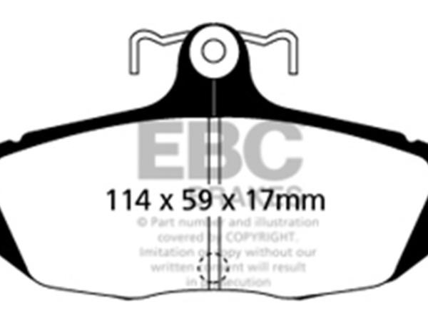 EBC Yellowstuff Brake Pad Sets EBC DP41172R