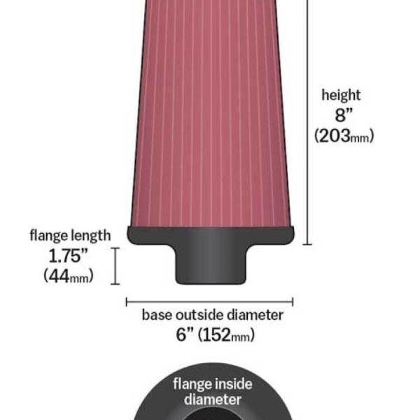 KN Universal Air Filter K&N Engineering RC-5106